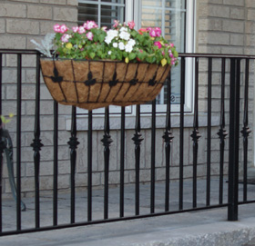 pretty custom wrought iron railings from toronto area projec image